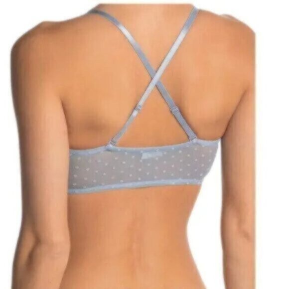 NWT Free People Light Blue Bandeau Bra Small - Picture 3 of 6
